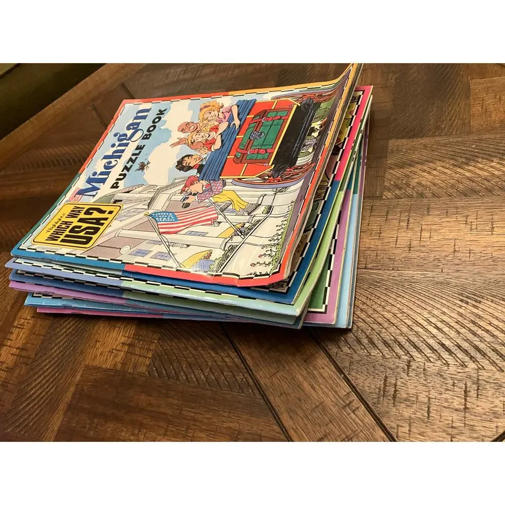 Highlights USA Which Way VTG States Activity Books Homeschool‎ Alaska Louisiana